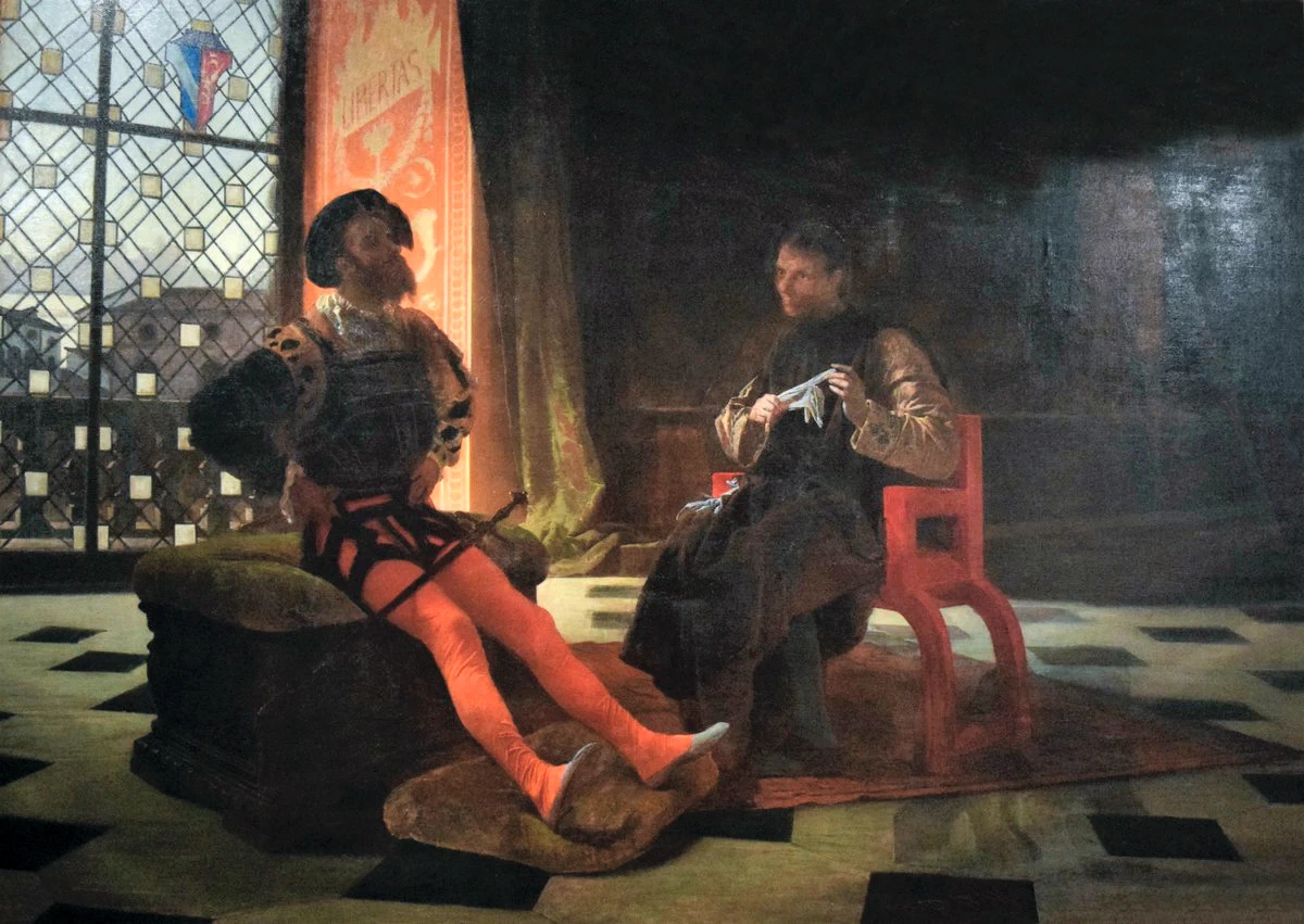 Legazione di Niccolò Machiavelli a Imola per incontrare Cesare Borgia - Musei Civici di Pavia